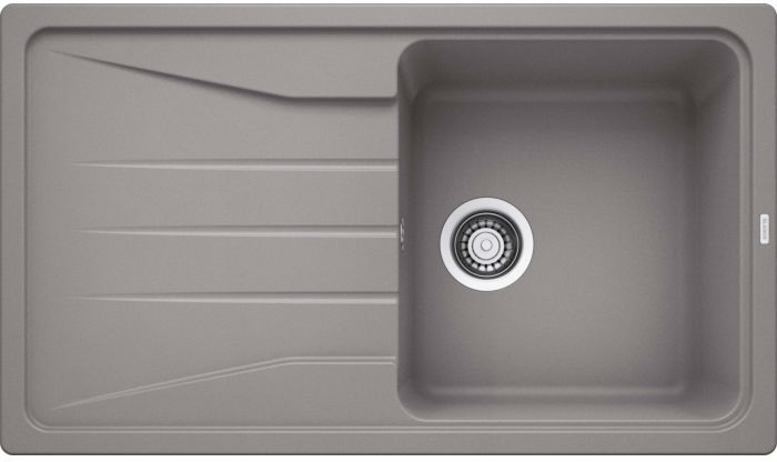Blanco Sona 5 S Spüle 519673 86x50cm, PuraDur alumetallic, reversibel, ohne Ablauffernbedienung