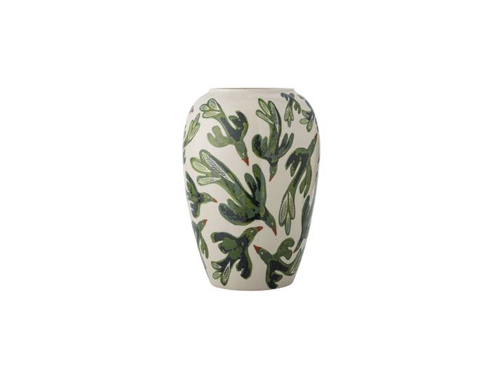 Vase D21,5xH33 cm en grès multicolore Birdliva