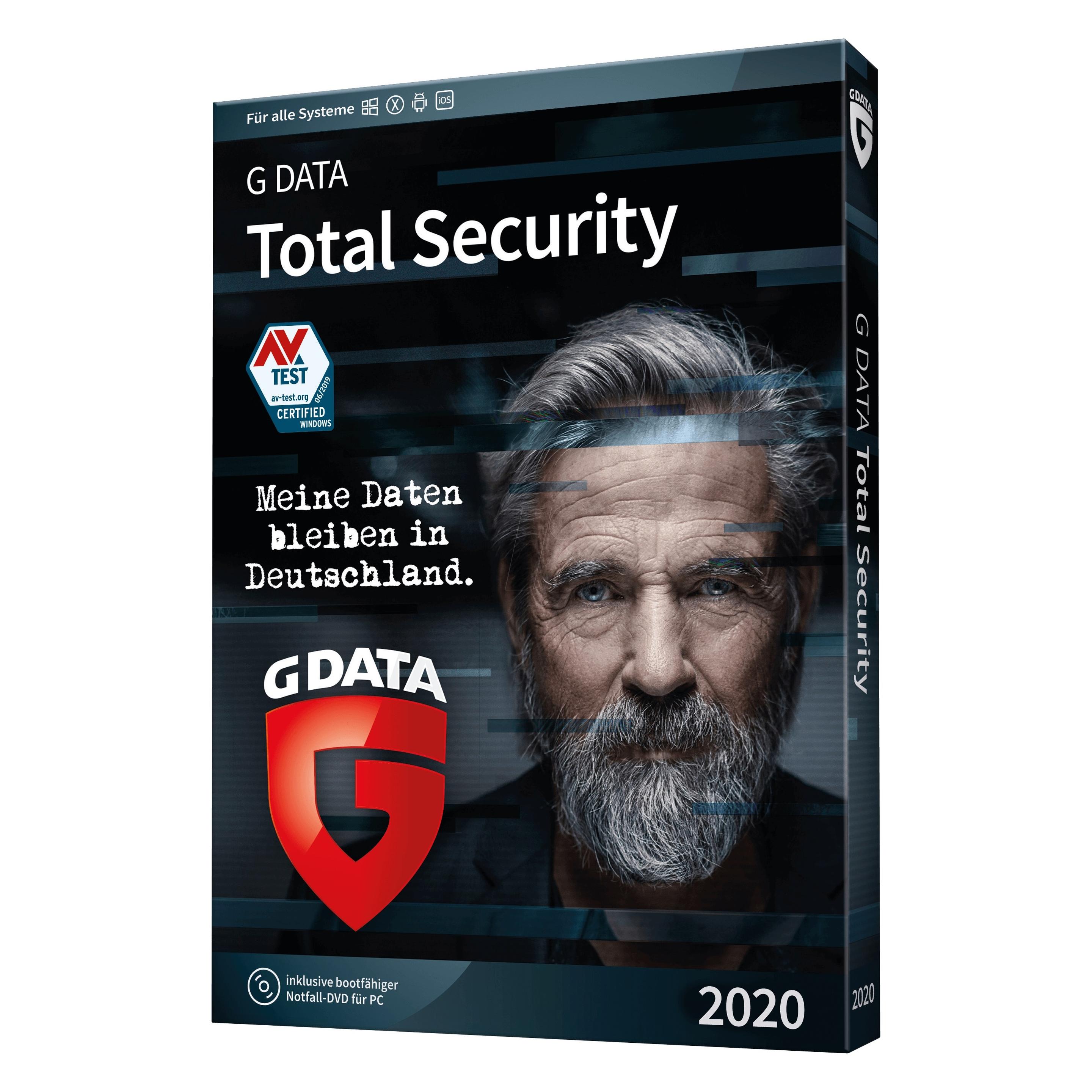 G Data Total Security 2020 (3 User, 12 Monate) (C2003BOX12003GE)