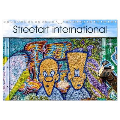 Streetart international (Wandkalender 2027 DIN A4 quer), CALVENDO Monatskalender