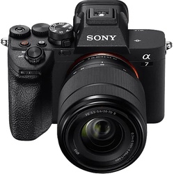 SONY Alpha 7 IV Kit Spiegellose Vollformatkamera mit Standardobjektiv Objektiv 28-70 mm, 7,6 cm Display Touchscreen, WLAN
