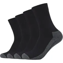 CAMANO Herren Socken Online pro tex function Socks 4p, Größe 39-42 in Schwarz Schwarz