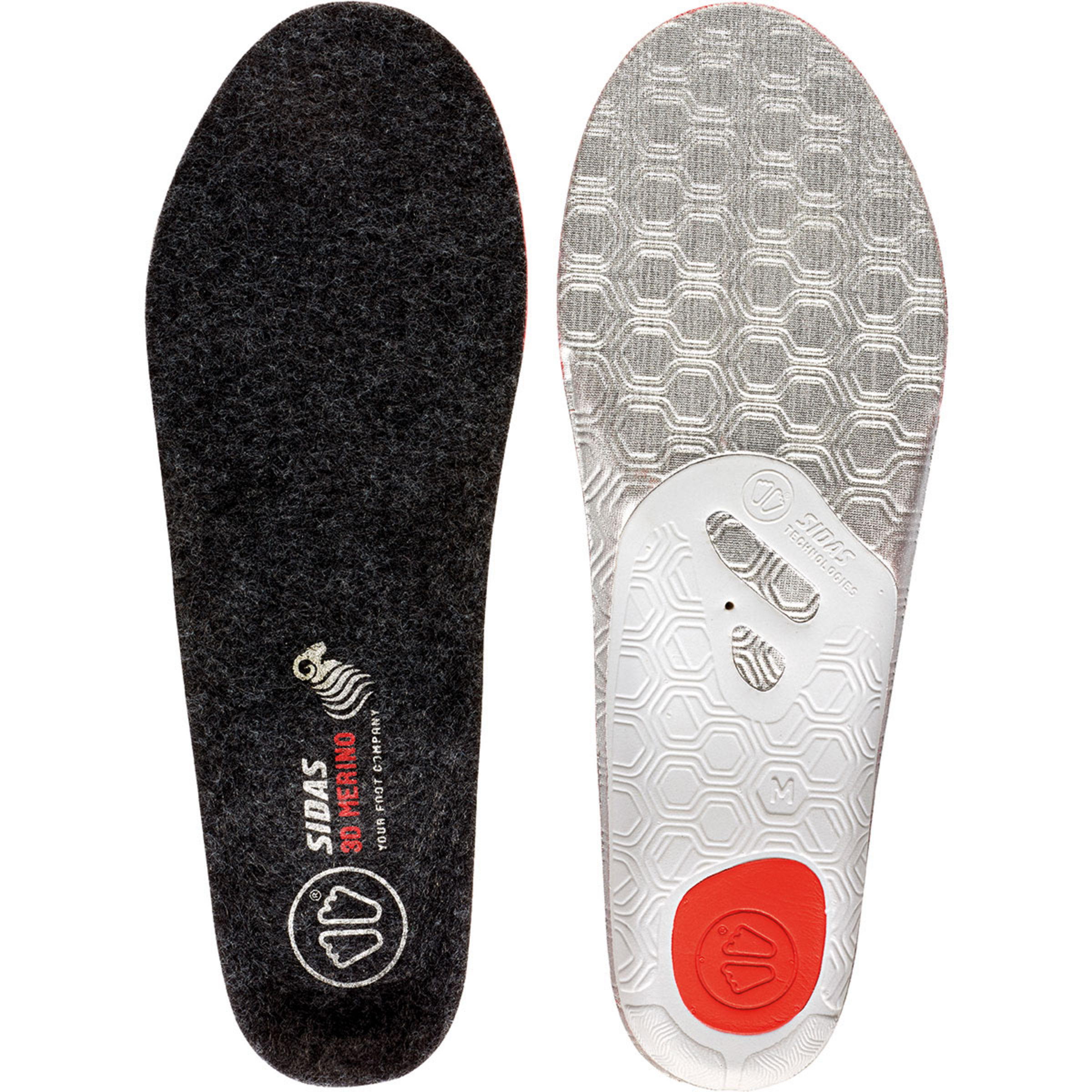 Sidas Winter 3D Merino Einlegesohle Schuhzubehör schwarz Größe 44