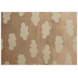 KJUT Webteppich  Clouds , beige , Synthetische Fasern , Maße (cm): B: 133