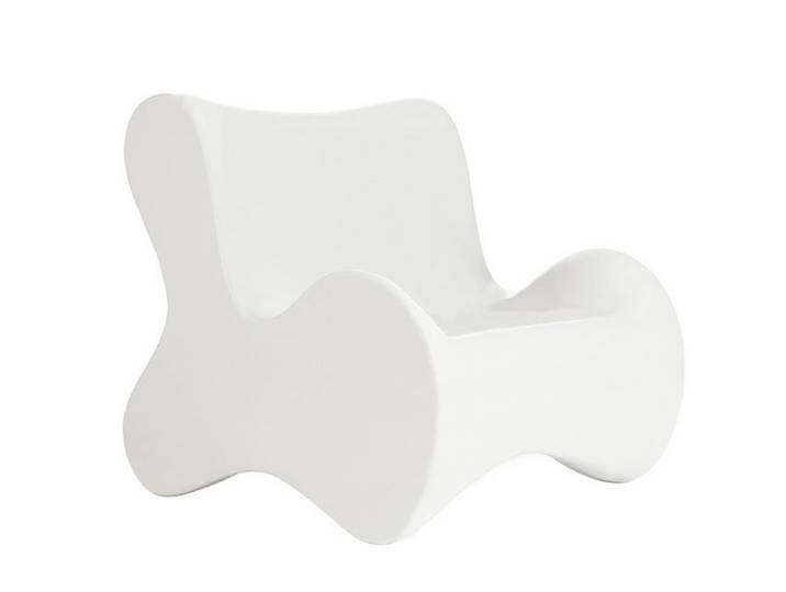 VONDOM fauteuil PAL (Blanc - Polyéthylène)