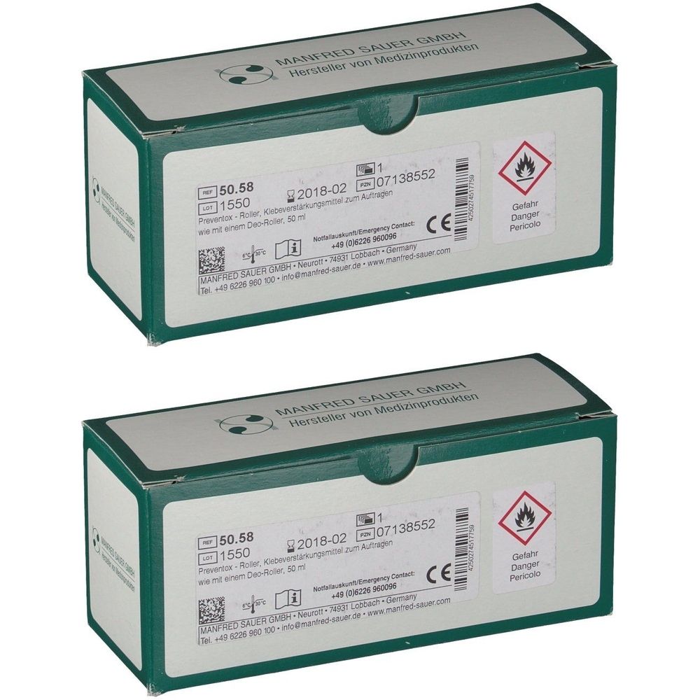 PREVENTOx Roller 5058 x2 2x50 ml Körperpflege