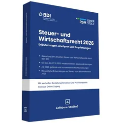 Steuer-undWirtschaftsrecht2026, Ratgeber von RSM Ebner Stolz, BDI