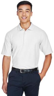 Devon & Jones DG150 Men's DRYTEC20 Performance Polo Shirt in White size 2XL