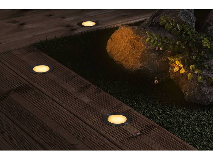 Einbauleuchte Plug & Shine Floor 2W 7 x 3 x 7cm Silber 5-teilig