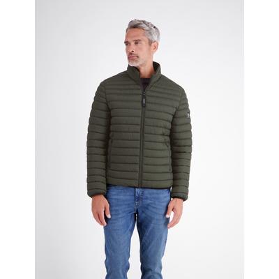 Steppjacke LERROS, Herren, Gr. XXL, grün (olive), Web, Obermaterial: 100% Nylon, unifarben, klassisch hüftlang, elastischer Bund, Jacken Steppjacke, geeignet für die Übergangsjahreszeit