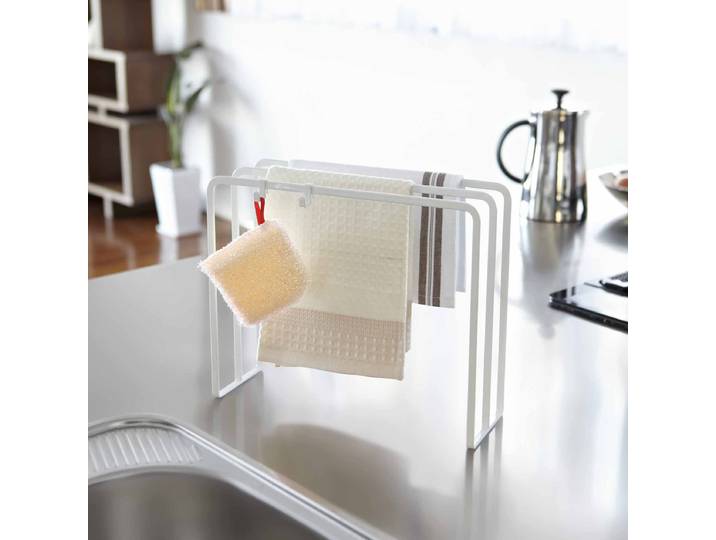 Porte-serviettes Tower 30 x 25 x 10cm Blanc/Blanc