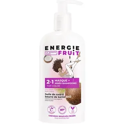 2x Energie Fruit, Shampoo, - 2en1 Masque + Après Shampooing Sexy-Boucles (300 ml)
