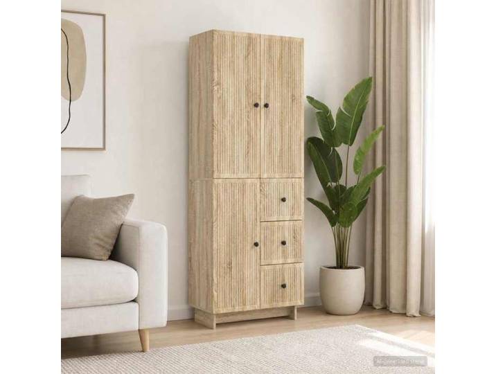 ELORAN®Ensemble de Meubles - 2 pcs - Bois d'ingénierie - Armoire de bain Moderne_00747639