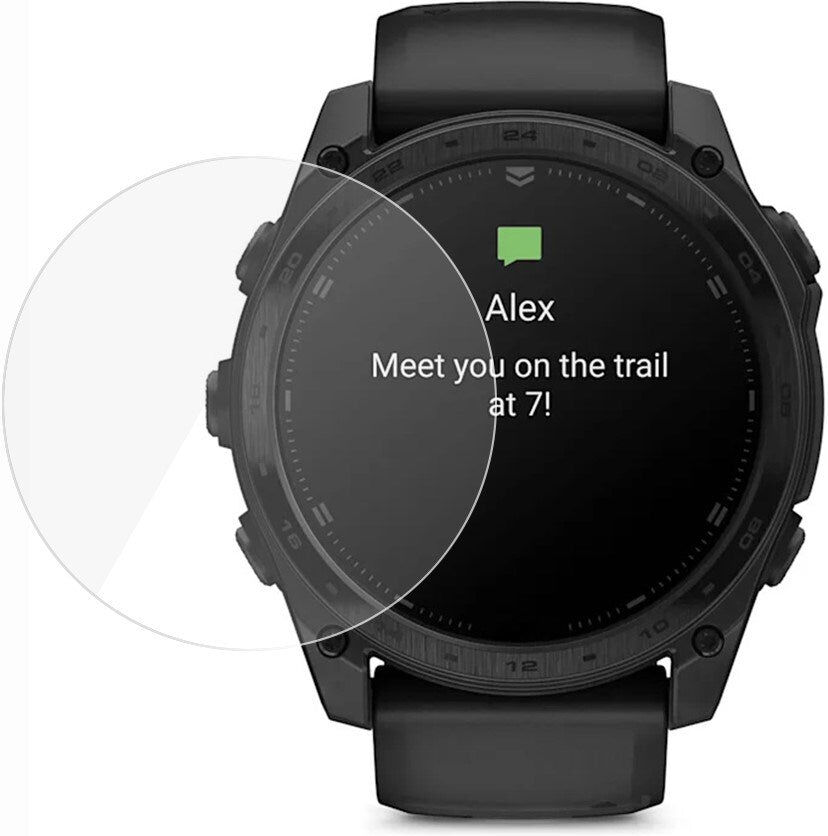 INCOVER Garmin Tactix 8 AMOLED (47mm) Hærdet Skærmbeskyttelse - Gennemsigtig