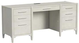 Martin Furniture Modern Wood Desk, Office Storage, Writing Table, Fully Assembled, White
