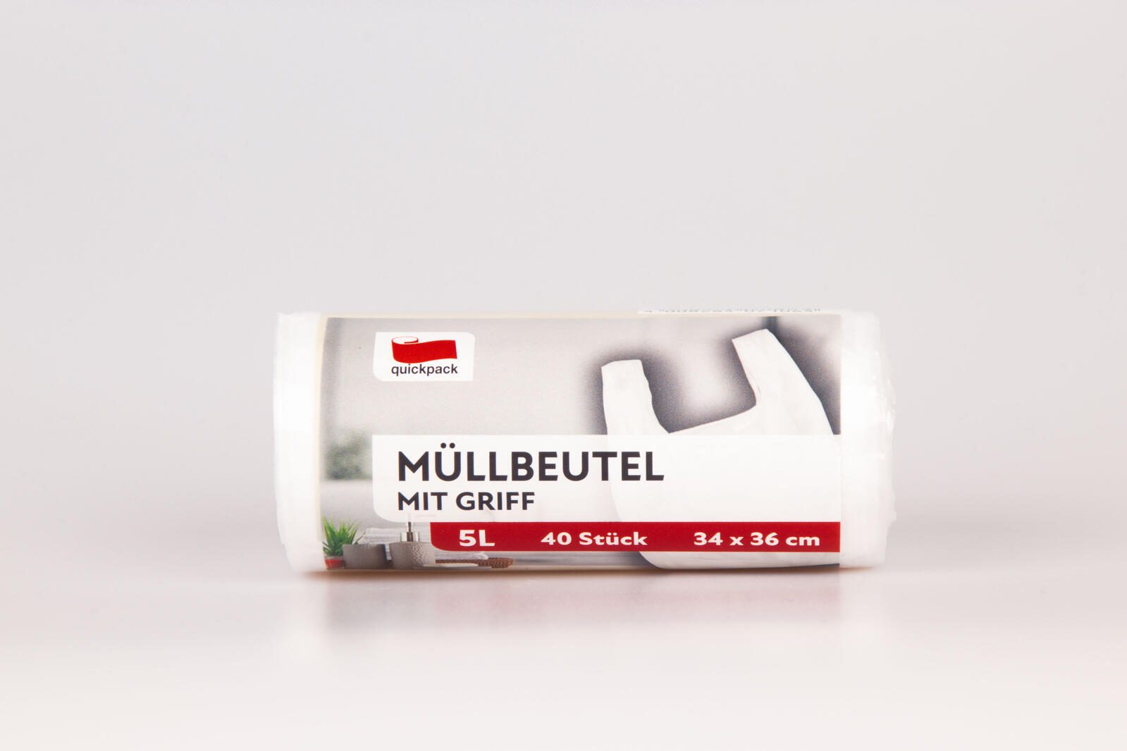 quickpack Müllbeutel 5,0 l, weiß 71064