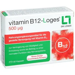 Vitamin B12-loges 500 g Kapseln