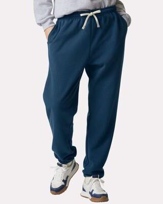 American Apparel RF491 ReFlex Fleece Sweatpants in Sea Blue size Medium