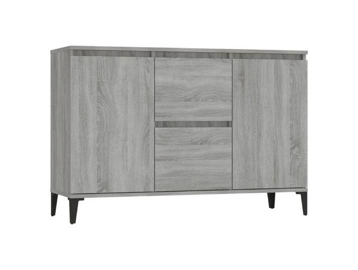 ESTINK® Buffet bas contemporain - Armoire Polyvalent - pour Cuisine/Salon - Sonoma gris 102x35x70 cm - Bois d'ingénierie @@1144