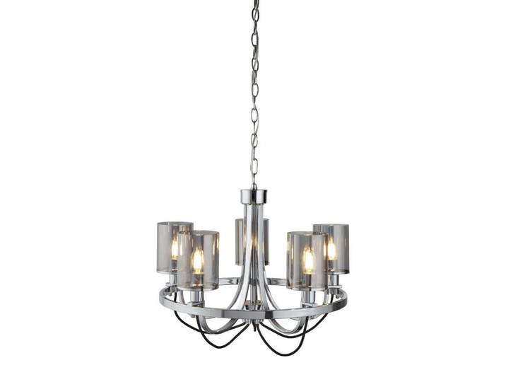 Design kroonluchter Catalina Ø 51cm Searchlight - 9045-5CC