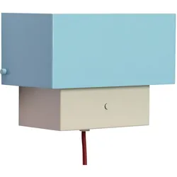 Hübsch, Deckenleuchte, Arte Wandlampe Blau/Sandfarben (E27)
