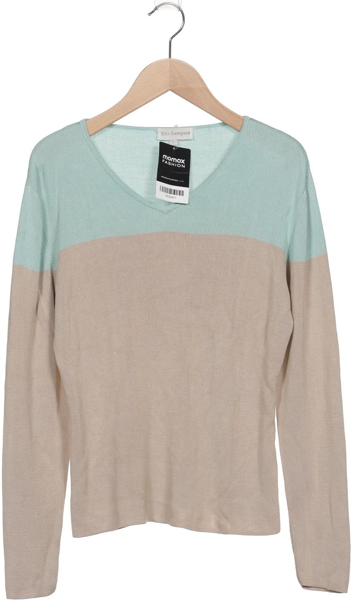 Eric Bompard Damen Pullover, Beige, Gr. L, Seide - Second Hand