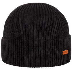 Docker Unisex Mütze Merino - schwarz