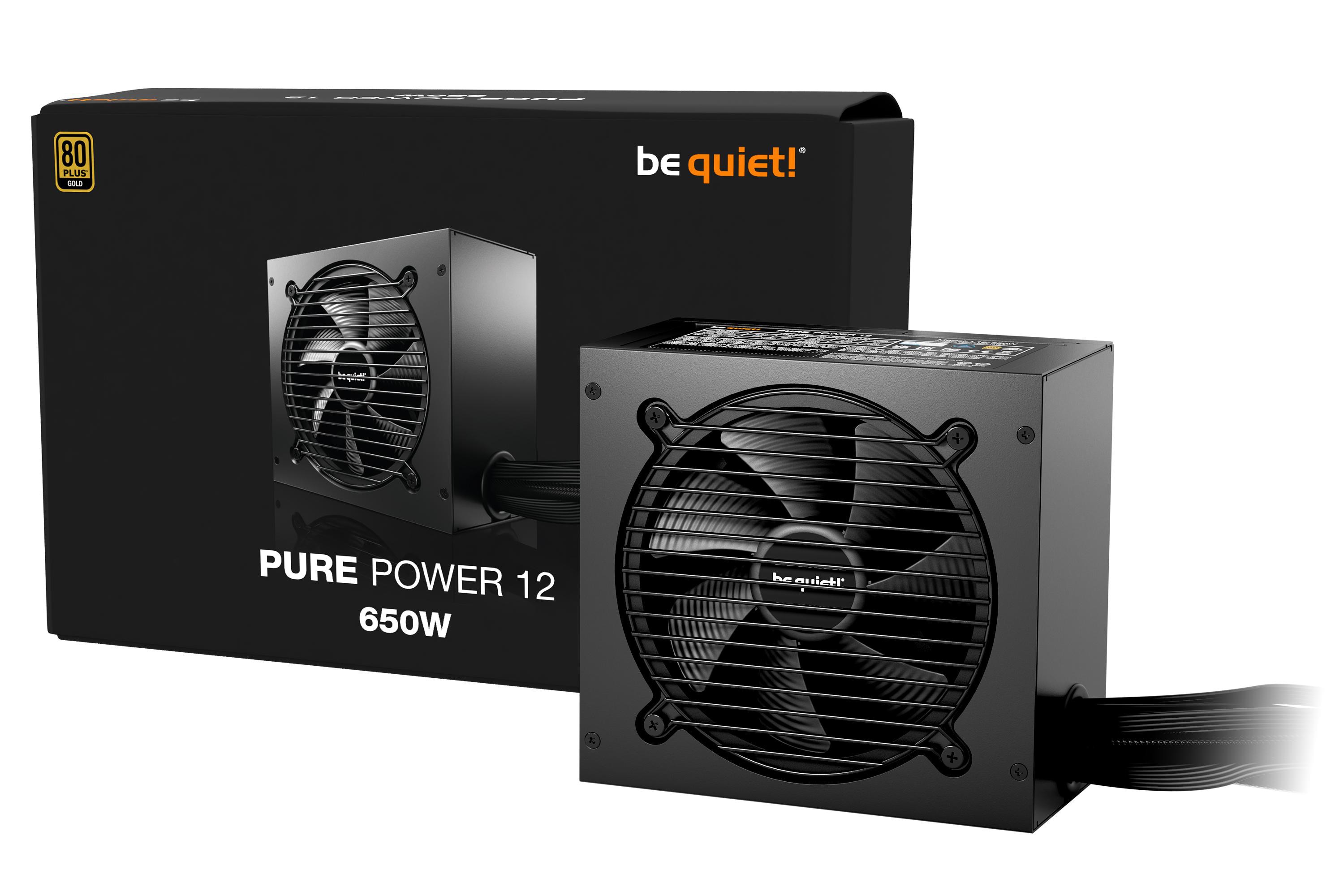 be quiet! Pure Power 12 650 Watt Netzteil 80+ Gold ATX 3.1 PCIe 5.1 BP002EU