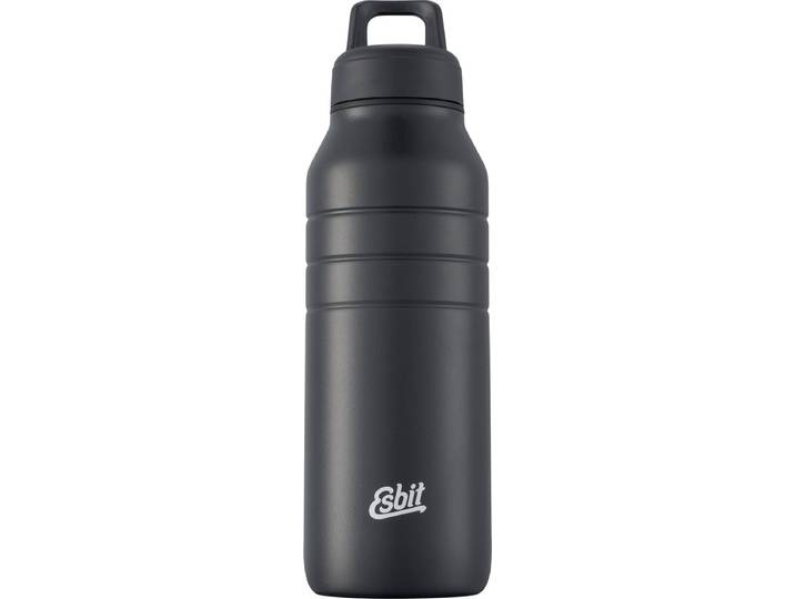 Esbit Majoris Waterfles - 680ml - Zwart - RVS Drinkfles - Lusdop