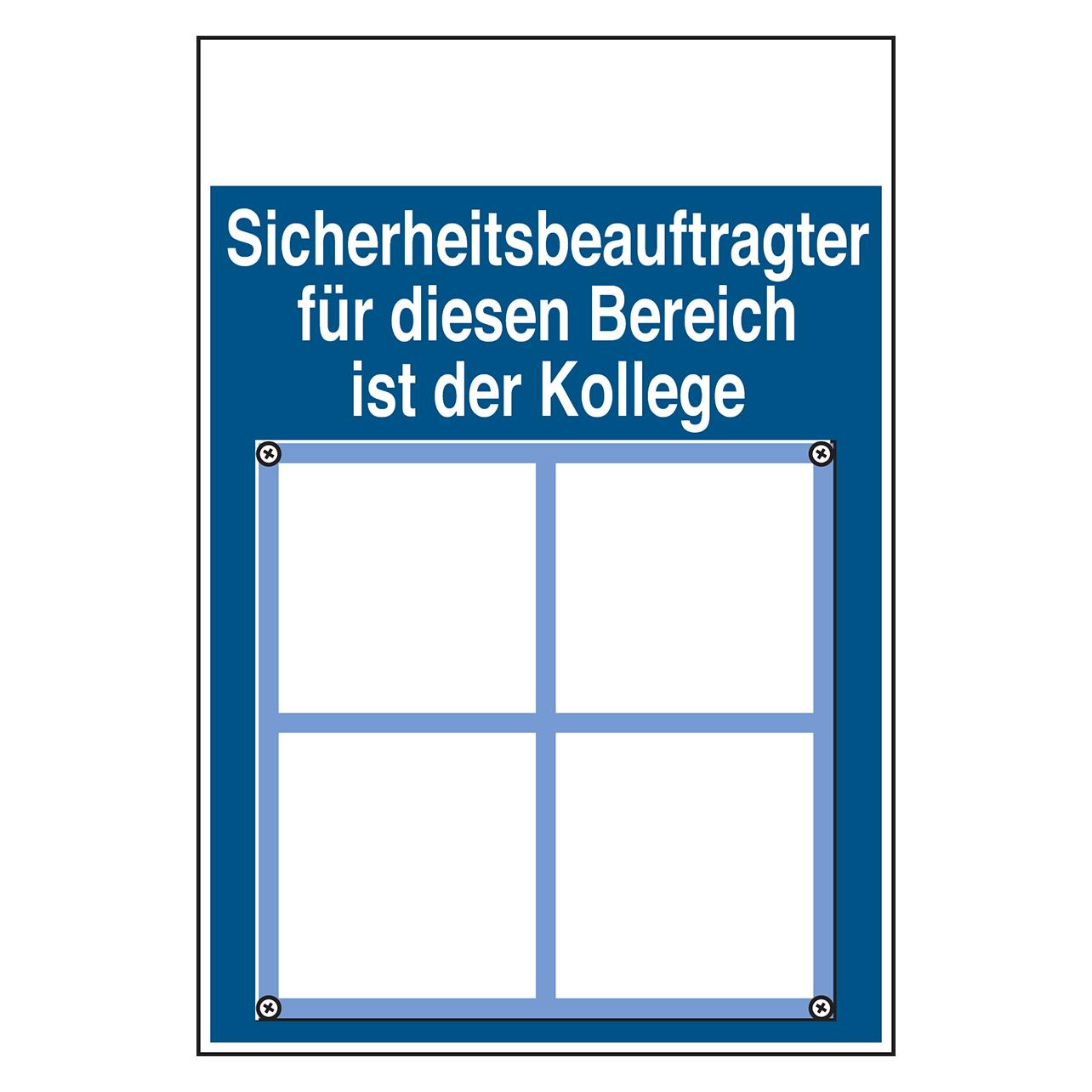 Brady STD 468-148X210-B7527, Schilder: Sicherheitsbeauftragter (801700)