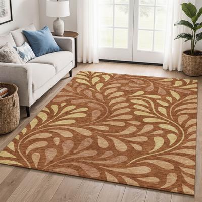 Addison Rugs Premium Washable Super Soft Floral Emery Mayfield Rug