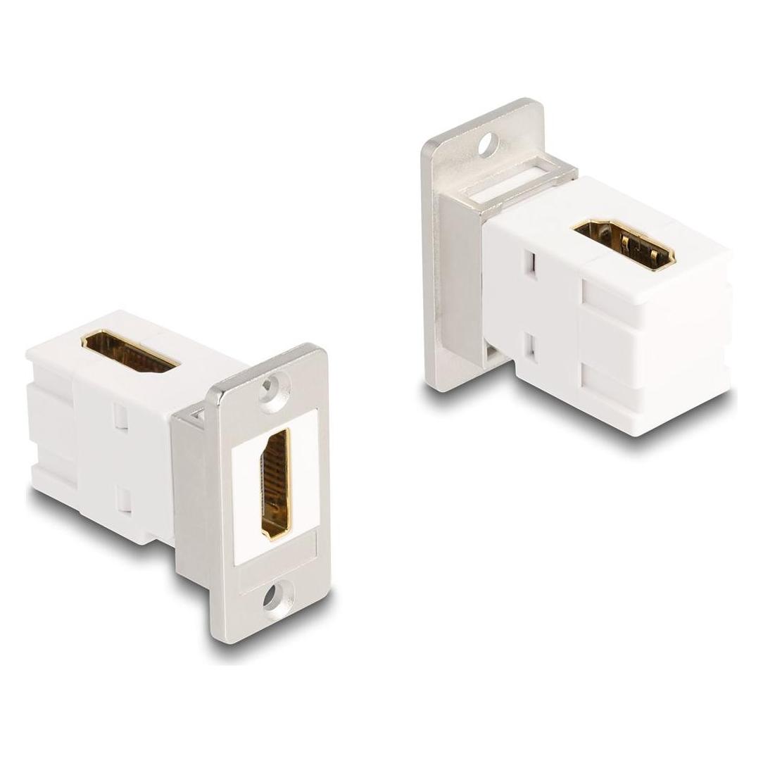 Delock Panel Mount Keystone Modul HDMI Buchse zu Buchse 90° (67167)