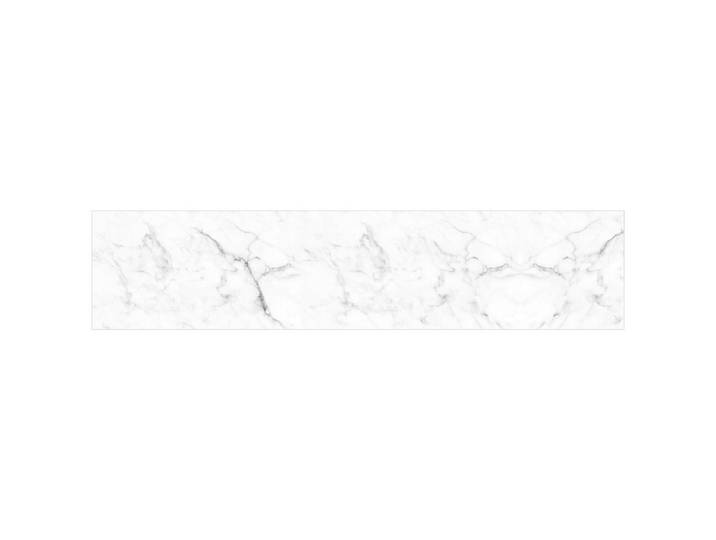 Fani Küchenrückwand Smart - Glas, Weiß, Metall, Kunststoff, Marmoroptik, 240x53.7x0.6 cm, mit Dekor, Spritzschutz, individuell zuschneidbar, Echtglas-Optik, eventuelle Anpassungen vor Ort nötig, Küchen, Küchenausstattung, Küchenrückwände