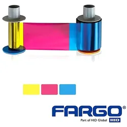 HID FARGO Ribbon Color f.HDP5000e/56 HDP5600,YMCK,500 Cards