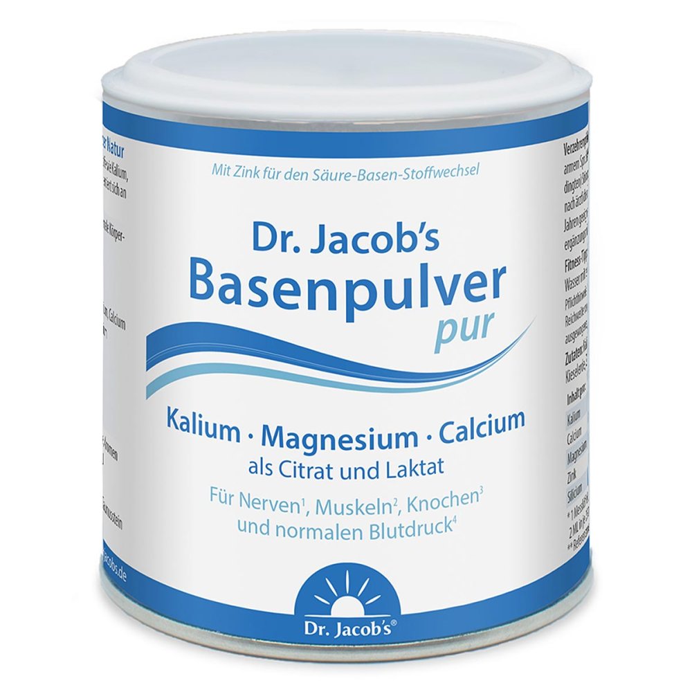 Dr. Jacob's Medical GmbH Dr. Jacob's Basenpulver pur Kalium Magnesium Calcium Citrat 18914982