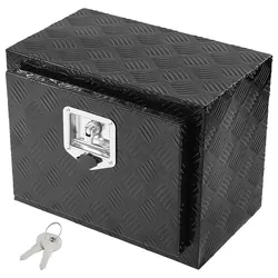 VEVOR Truckbox Werkzeugbox, Unterboden-Anhängerbox, Werkzeugkasten 46 x 32 x 36 cm Pickup-Aufbewahrungsbox, Aluminiumlegierung, 20 kg belastbarer Werkzeugkasten, abschließbare Aufbewahrungsbox