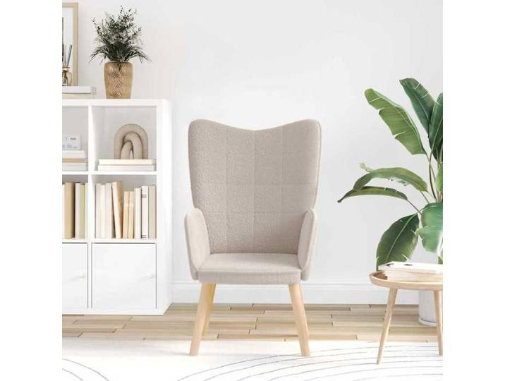 Gris clair Fauteuil relaxant - SOLOMON - Chaise salon - 1 personne - Gris clair 62x67x95.5 cm tissu FF4927