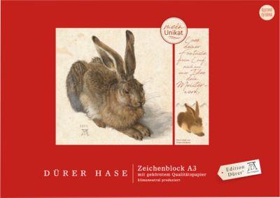 Dürer Hase Zeichenblock, A3, 18 Blatt