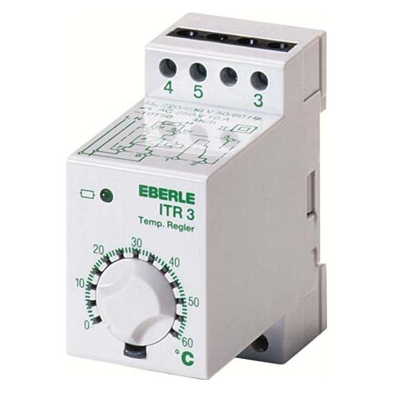Eberle Controls Eberle Temperaturregler auf Tragschiene ITR-3 20 -40...20C AC 230V 1We pot.frei (ITR-320)