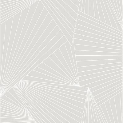 NextWall Ray Geo Peel and Stick Wallpaper