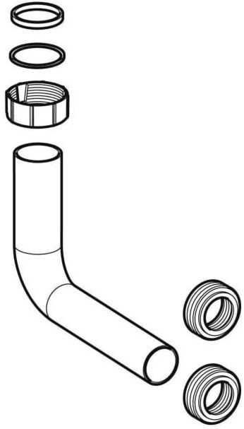 Geberit Spülbogen 242390111 zu Sanitärmodul Monolith