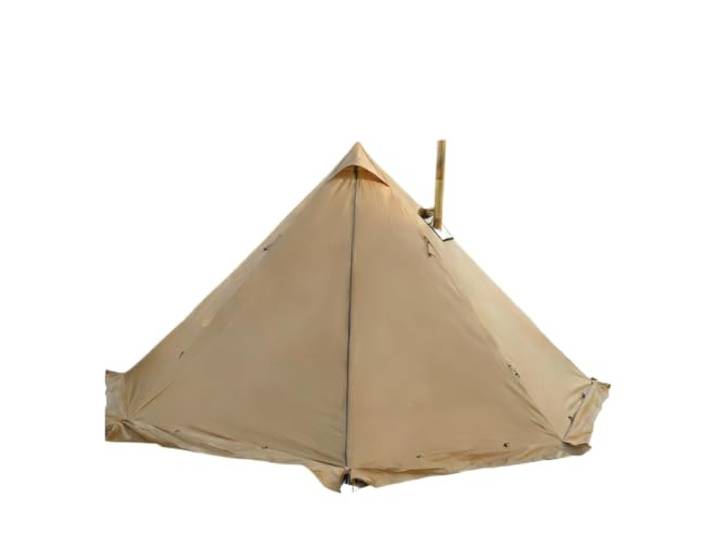 Tipi Mit Herd, Wasserdichtes Camping-Tipi(Brown)