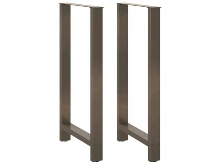 HGDFWRQW Bartischbeine 2er Set 60x111cm Kufengestell aus Stahl Höhenverstellbare Kufenfüße für Stehtische in Küche oder Essbereich, inklusive Montageschrauben für stabilen Stand.