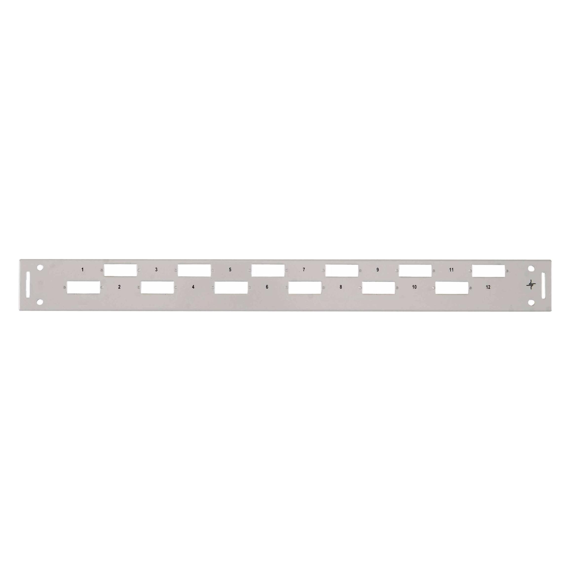 Telegärtner Frontabdeckung - Grau, RAL 7035 - 1U - 48.3 cm (19") (H02025A0356)