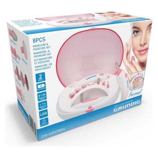 Grundig Maniküre und Pediküre-Set 7 weiss 8 Stück (871125207630)
