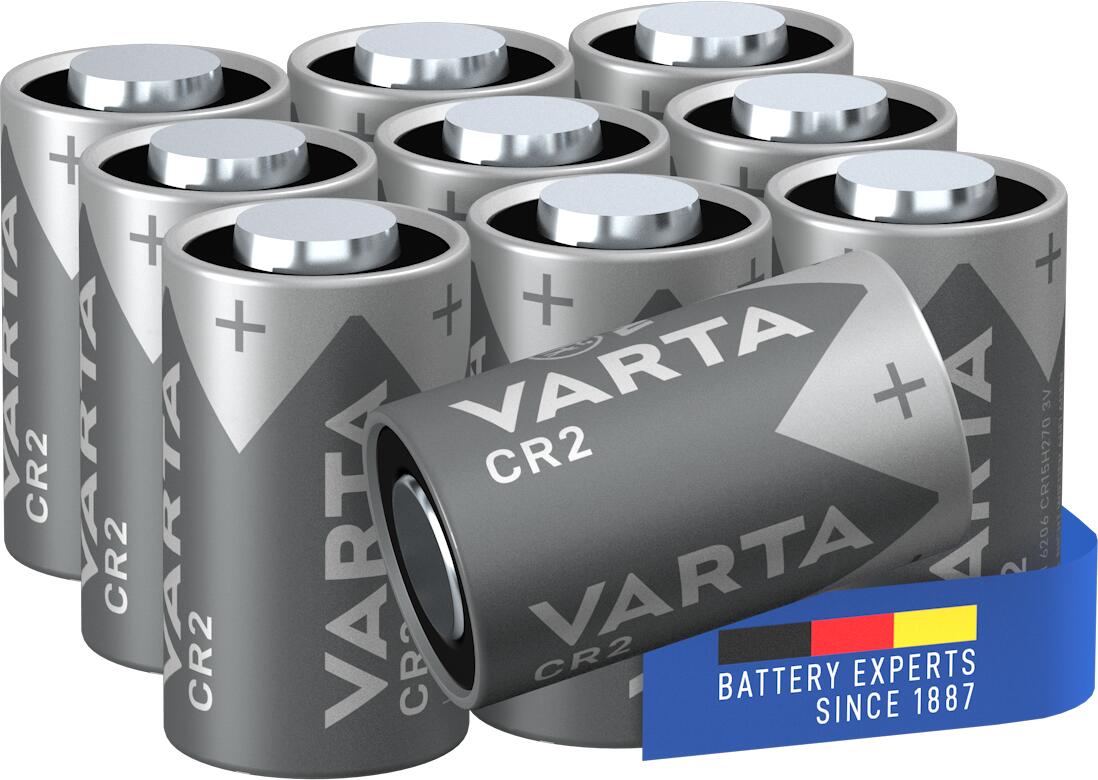 VARTA LITHIUM Cylindrical CR2 Megablister 10 06206301461