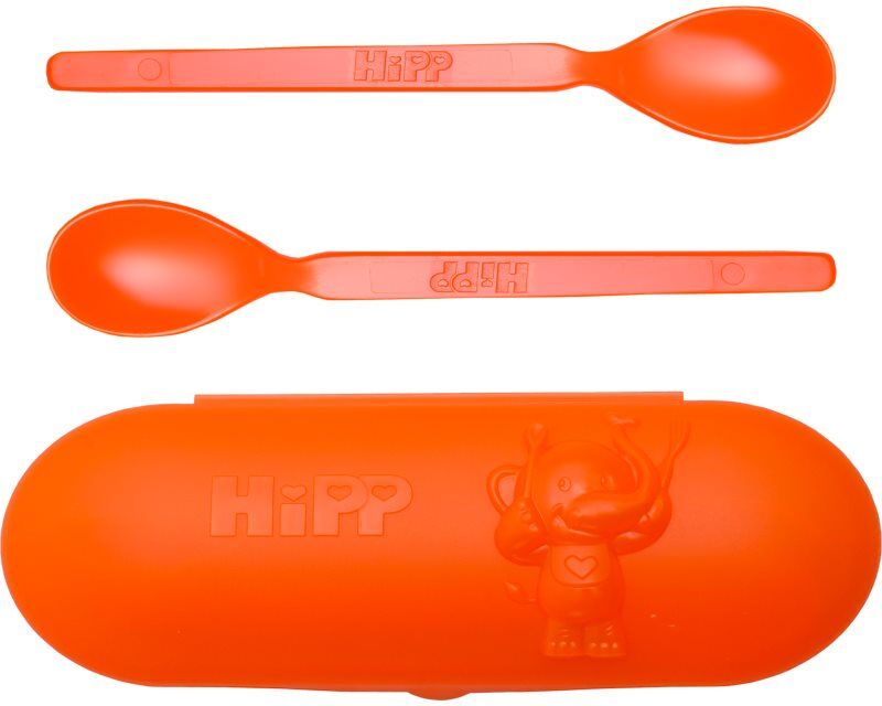 Hipp Spoons Set set de repas de voyage Orange