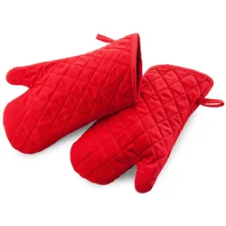 thermohauser Backhandschuhe, schwer entflammbar - Hitzebeständige Baumwollhandschuhe bis +250°C