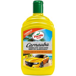 Turtle-Wax Autoshampoo 53335, Carnauba Wash & Wax, Konzentrat, mit Abperleffekt, pH-neutral, 500 ml