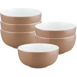 Seltmann Liberty Pure Colors Müslischalen, Schüssel + Schale, Braun